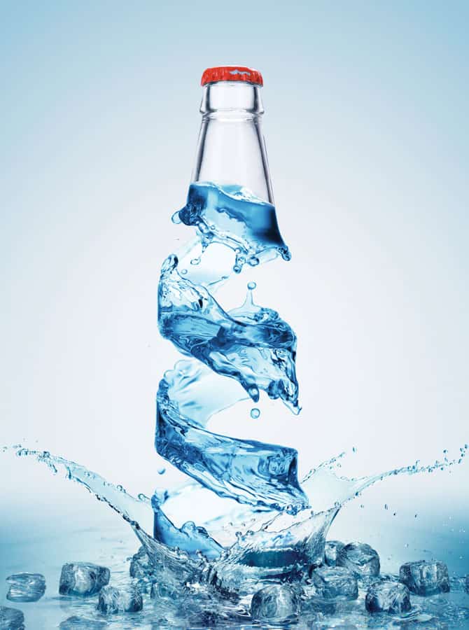 Woda zdrowia doda butelka
