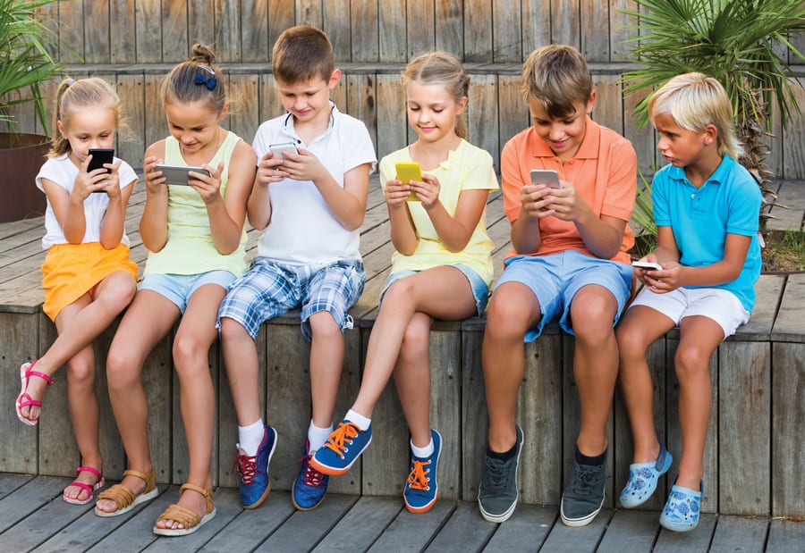 Wellness w epoce smartfonow dzieci