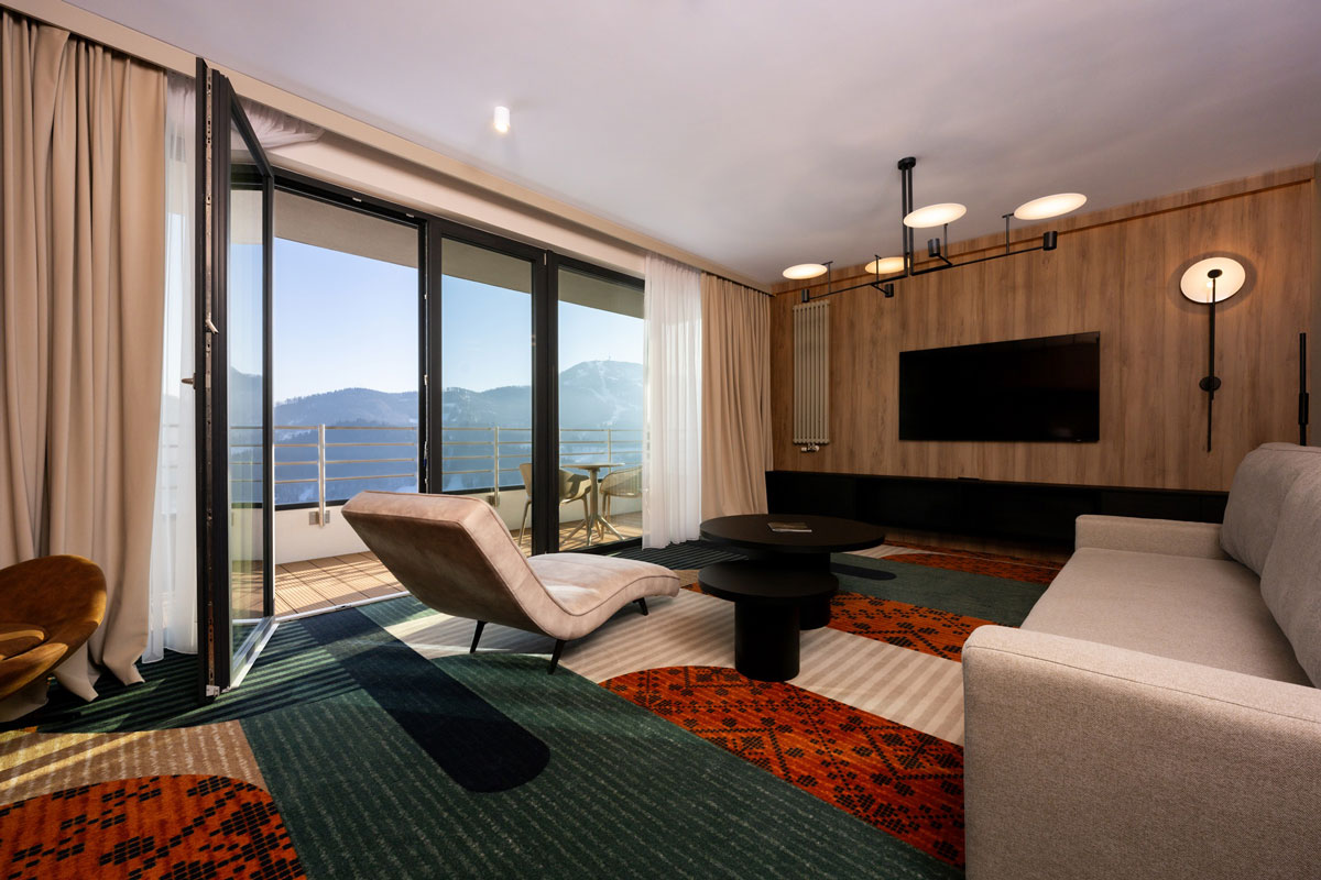 Merucure Szczyrk Resort - pokój z widokiem na gory